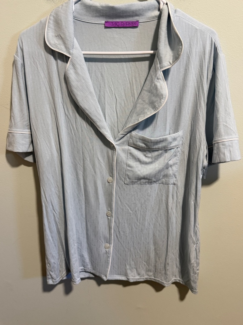 Jac Parker Pajama Top Size Medium